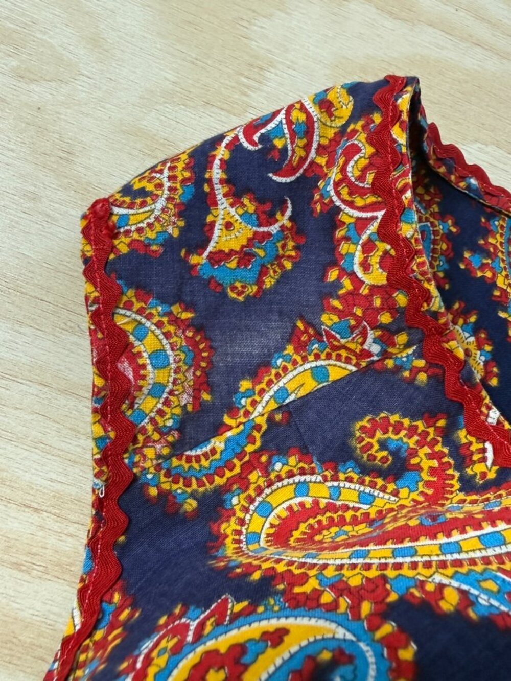 Handmade Paisley Maxi Dress Rickrack Prairie - Picture 11 of 11